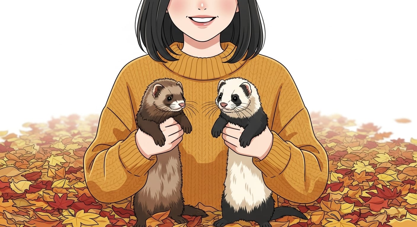 マーシャルフェレットのカラー大図鑑！うちの子の毛色、なんて呼ぶ？