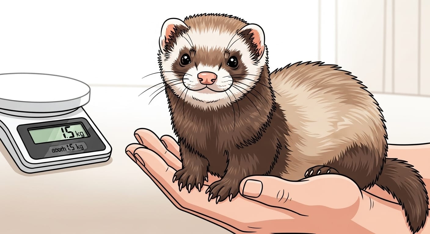 うちの子は標準？マーシャルフェレットの「ちょうどいい体重」と健康キープのコツ！