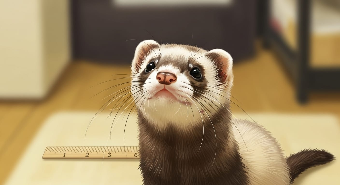 フェレット飼育者さんへ！マーシャルフェレットの「大きさ」を徹底解剖！