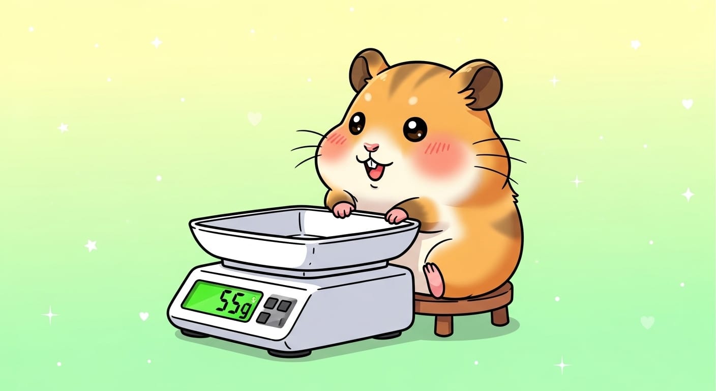 ゴールデンハムスターの体重、これって標準？ 健康を保つための目安と注意点を徹底解説！