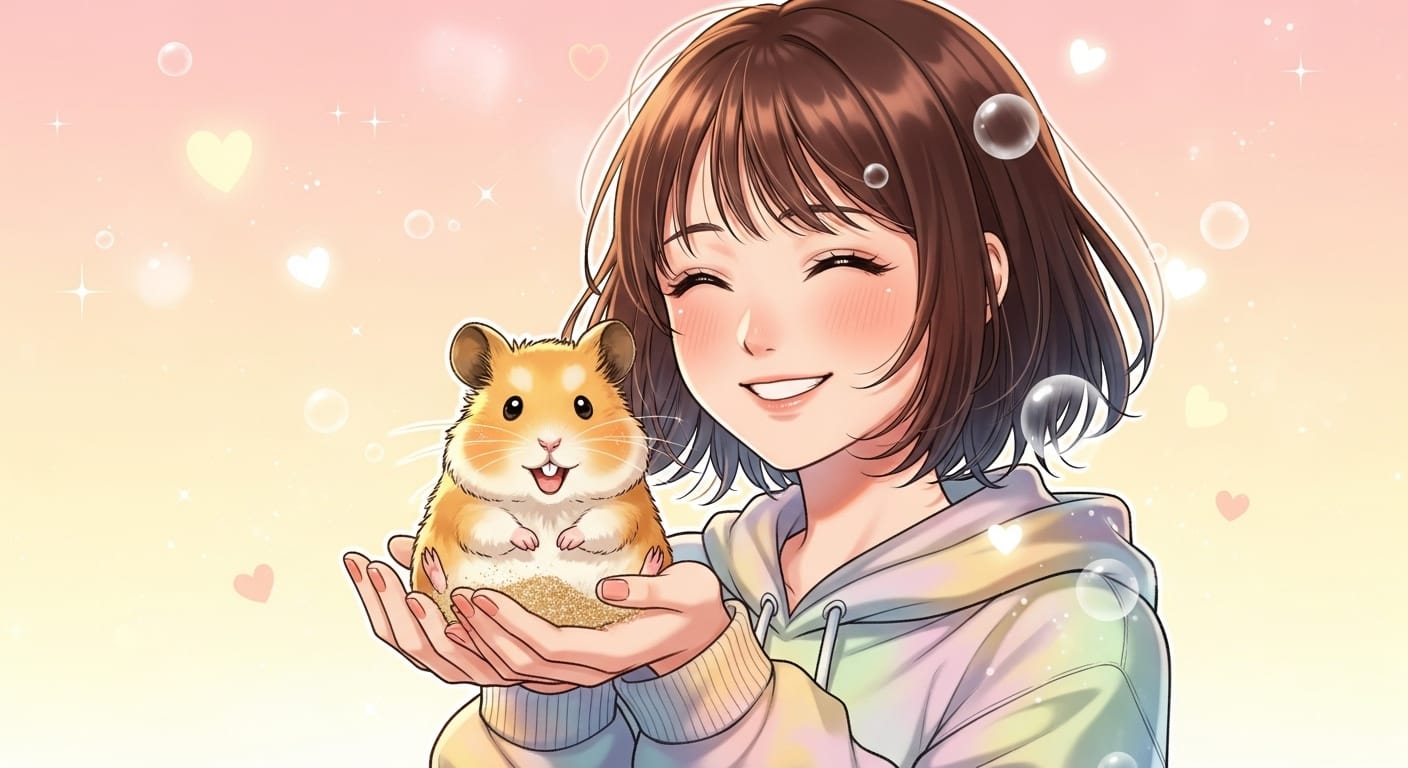 ゴールデンハムスターって砂浴びが必要なの？健康を守るヒケツと砂選びのポイントを徹底解説！