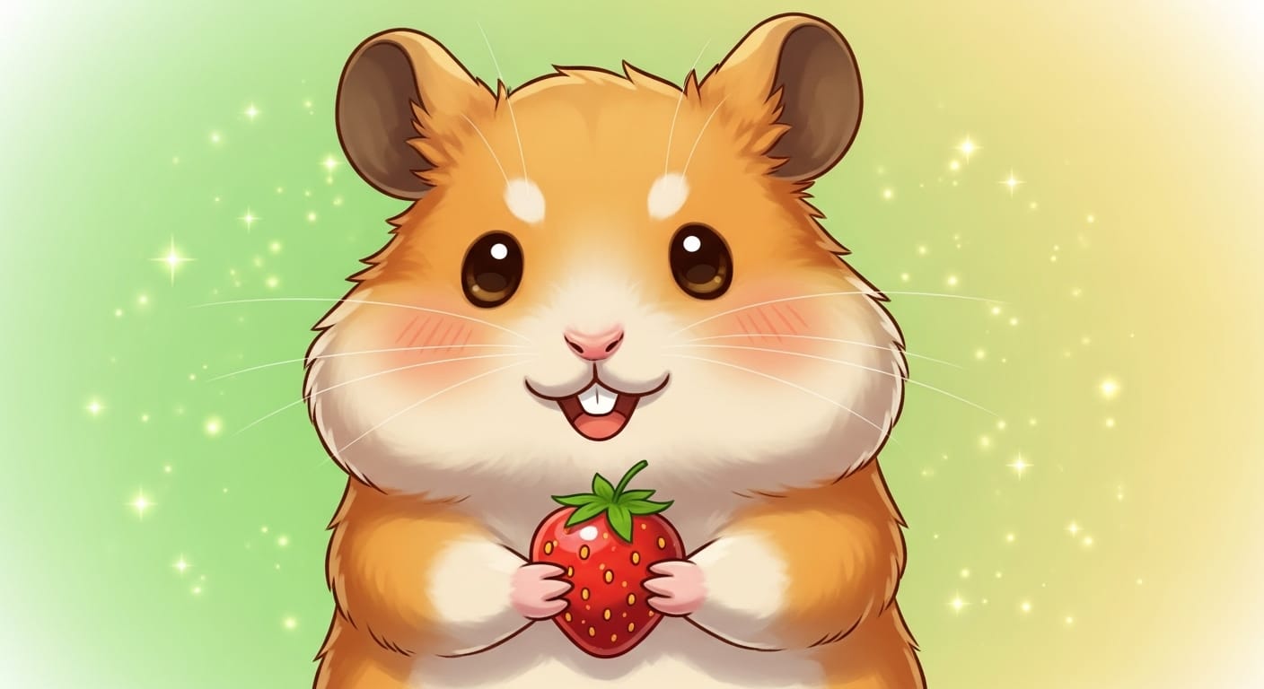 【きんつぶ】キンクマハムスターに「いちご」ってあげていいの？栄養から与え方、注意点まで徹底解説！