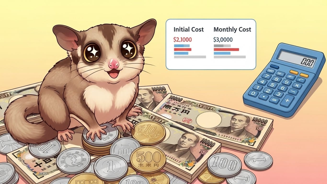 もちもちフクモモとの暮らしを応援！初期費用から毎月の生活費、万が一の医療費まで全部見せます！