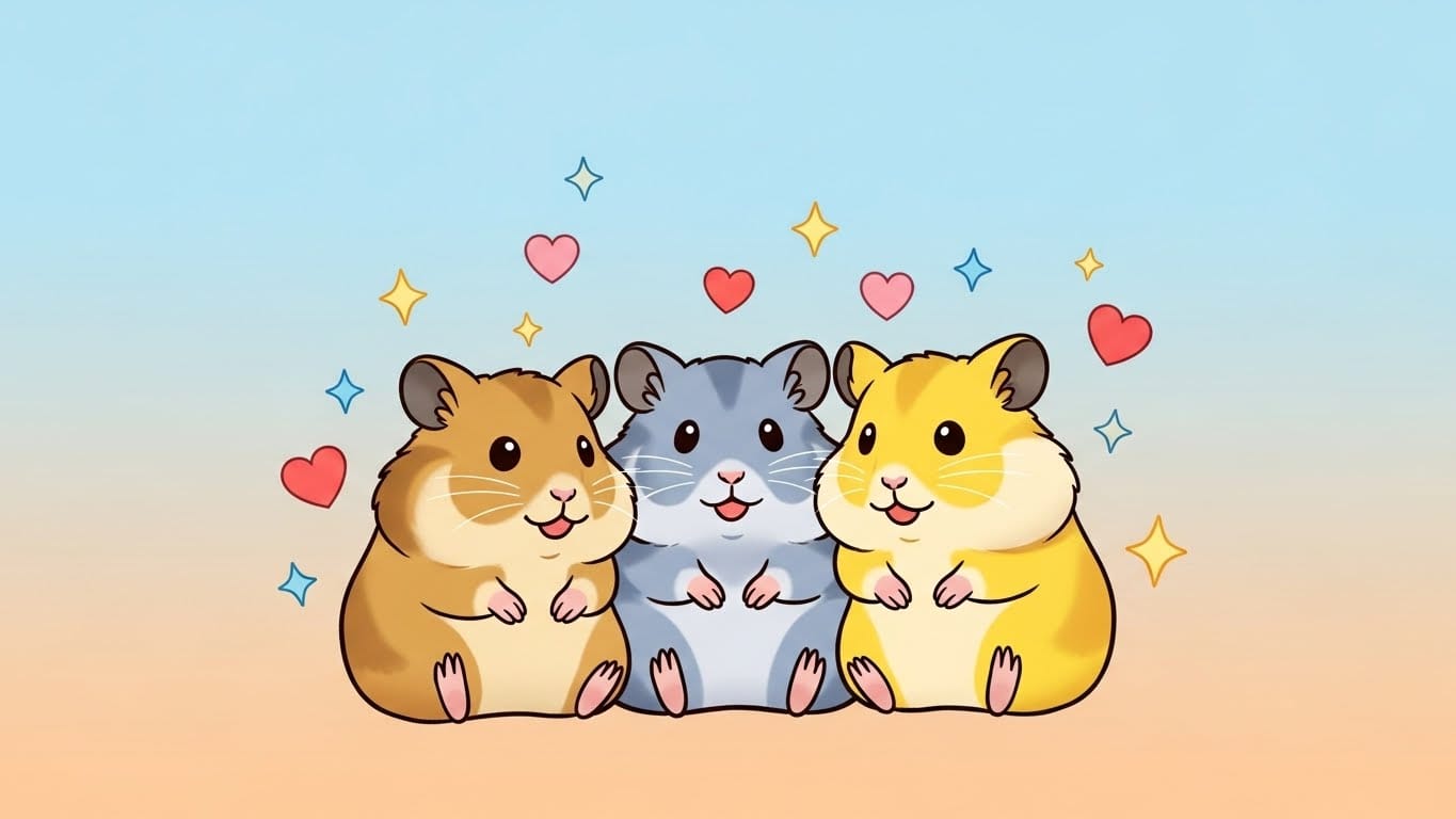 キャンベルハムスターのカラー大図鑑！初めてでもわかる魅力と選び方！