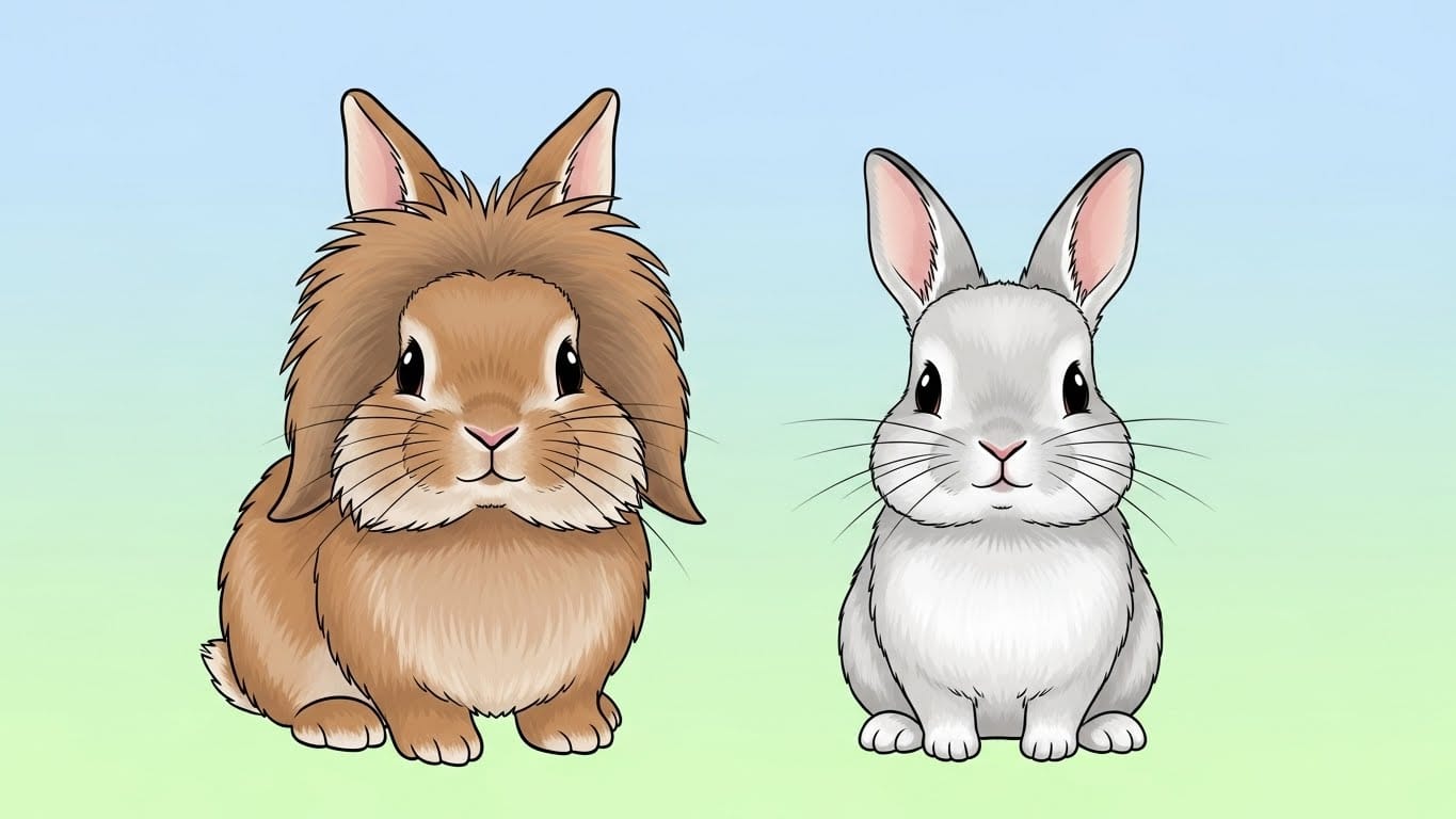 かわいいウサギさんの世界へようこそ！ライオンラビットとネザーランドドワーフ、どっちがお好み？