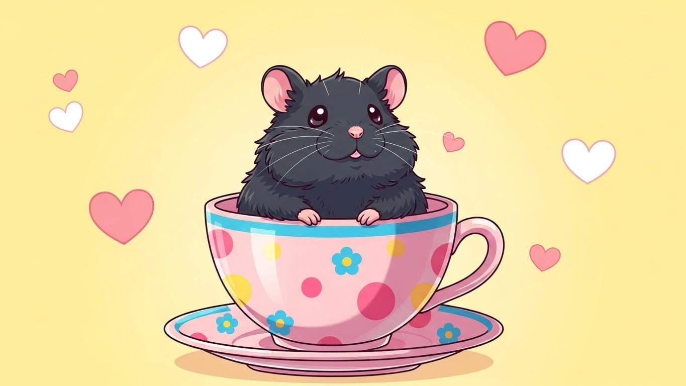 黒い宝石？ジャンガリアンハムスター「ブラック」の魅力と仲良くなるコツ