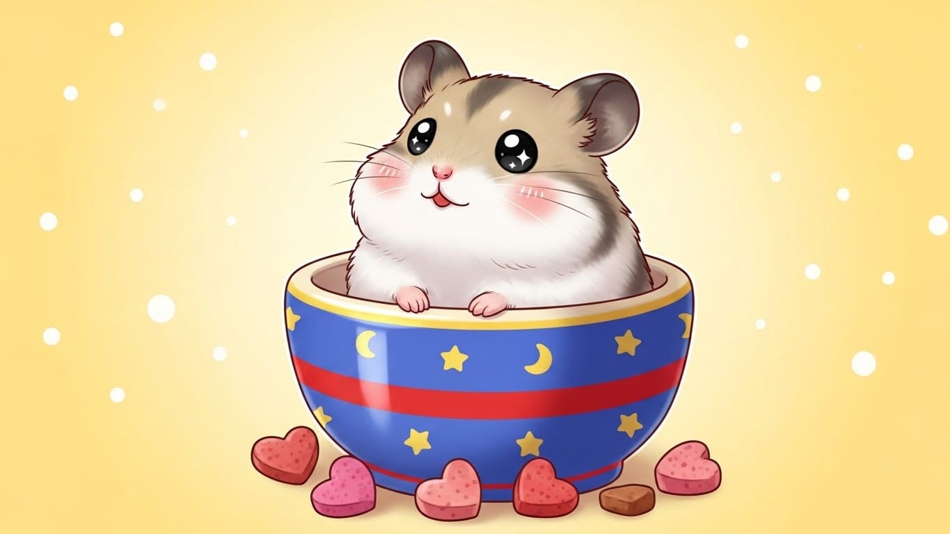 ジャンガリアンハムスターのごはん、結局どのくらい？ペレットの量と太らせないコツを徹底解説！