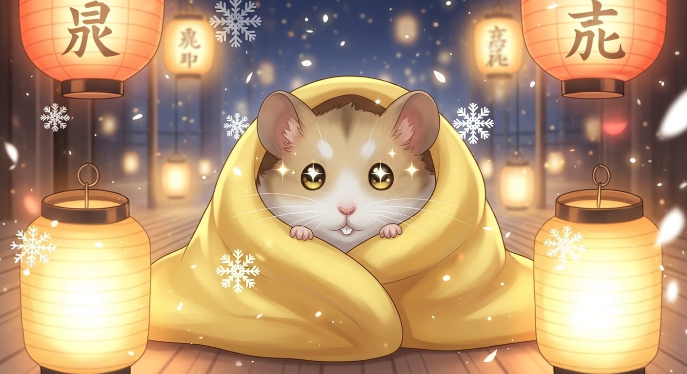 【決定版】キンクマハムスターの寒さ対策！冬の疑似冬眠を防いでポカポカ元気に過ごすコツ