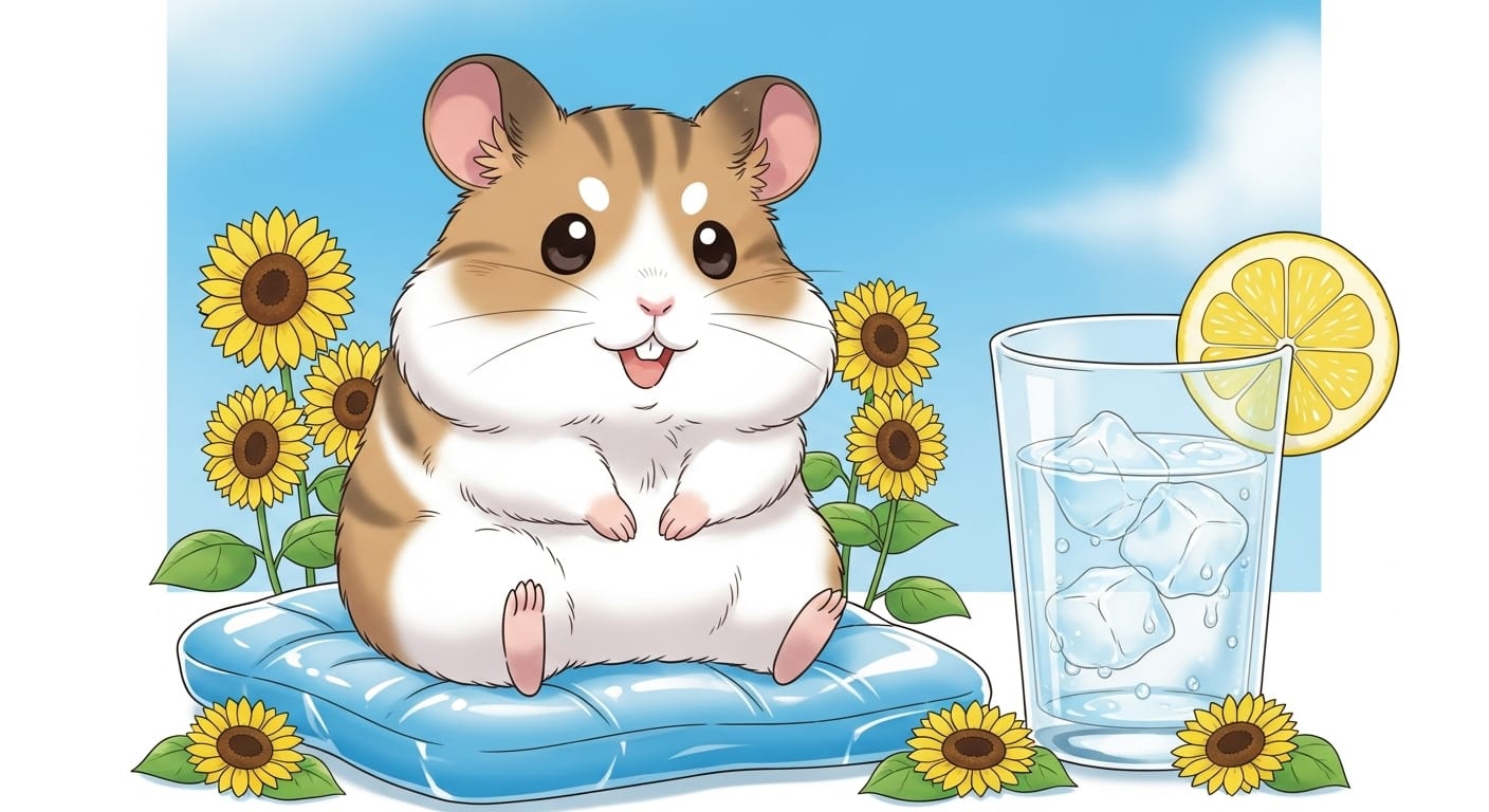 ジャンガリアンハムスターの夏対策！暑さから守るためのひんやり攻略ガイド