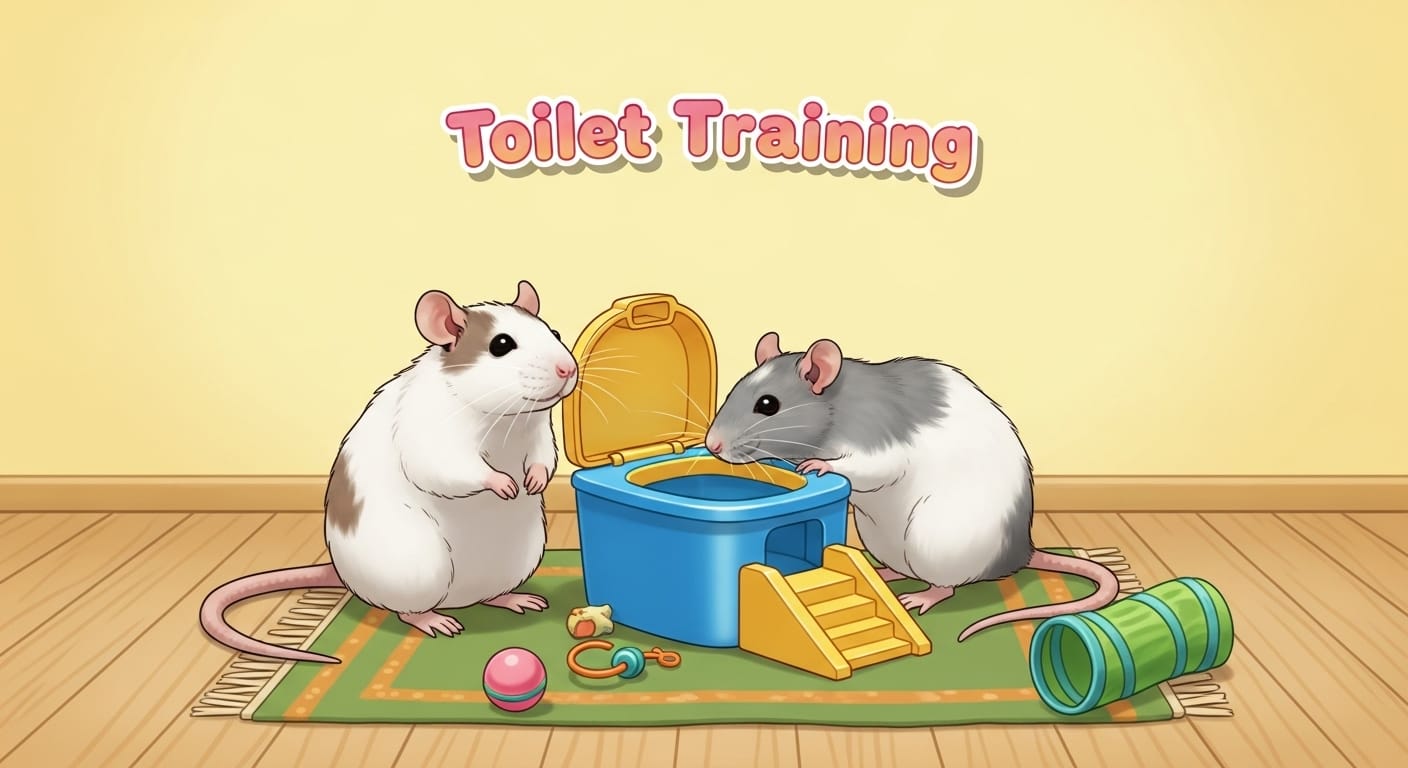 賢すぎてびっくり！ファンシーラットのトイレトレーニング完全攻略ガイド