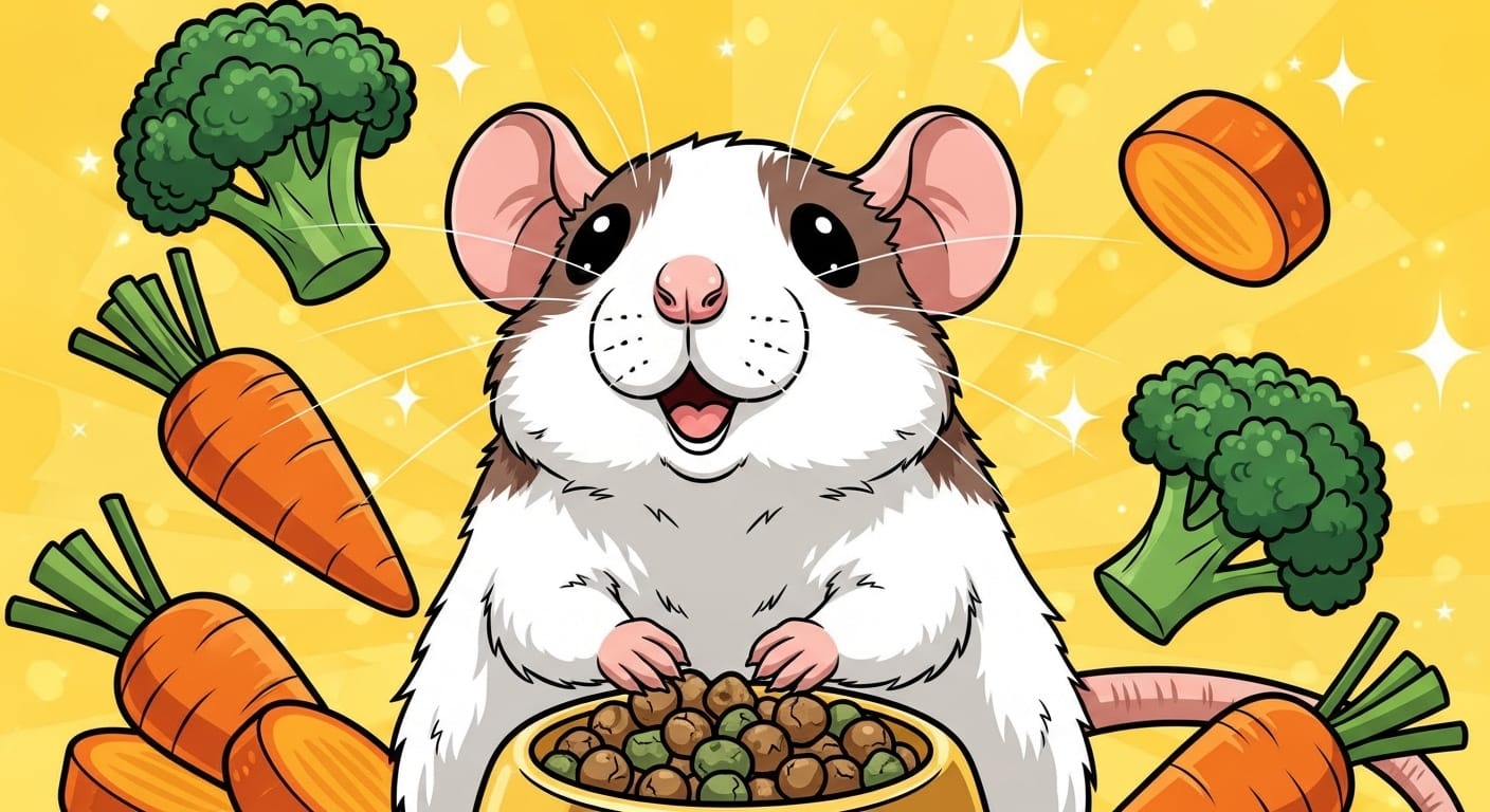 ファンシーラットのご飯って何がいいの？基本の「き」