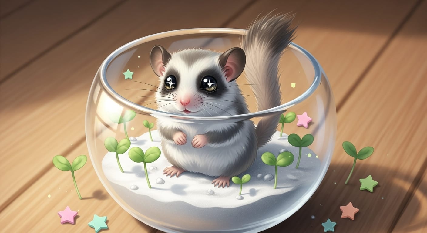 アフリカヤマネにとっての砂浴びは「最高のリフレッシュタイム」！