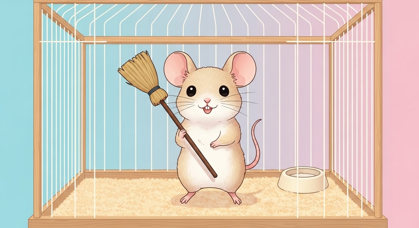 ハツカネズミのフン掃除ってどうすればいい？臭わないコツと健康チェックのポイントを徹底解説！