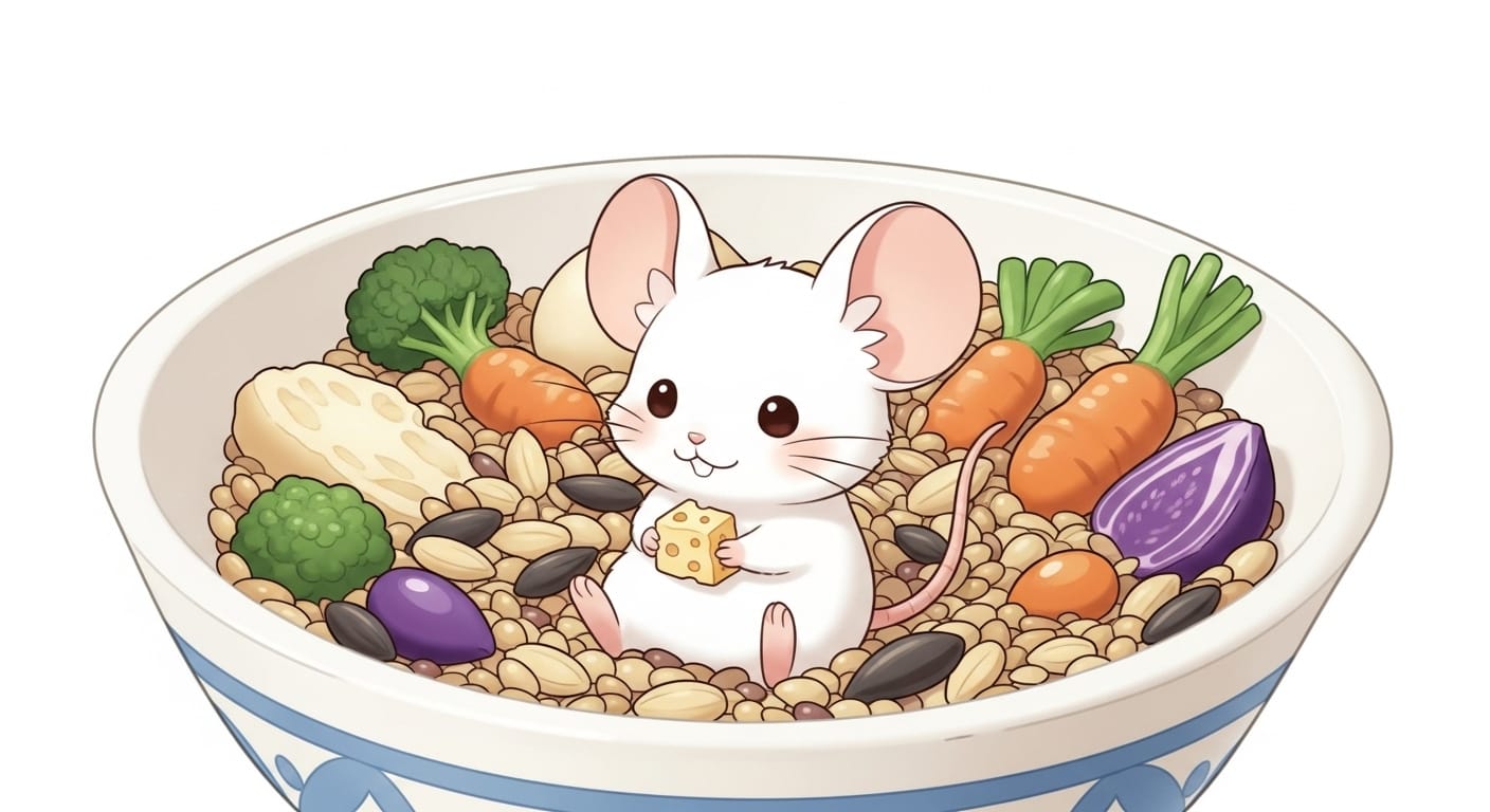 ハツカネズミの「ごはん」完全ガイド！好き嫌いから健康までこれ一冊でOK