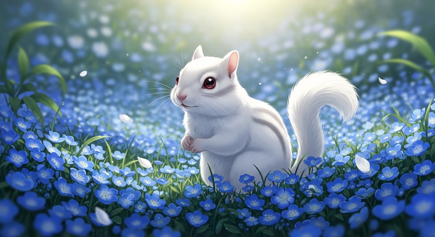 白い天使！シマリス（アルビノ）の秘密と仲良くなるための完全ガイド