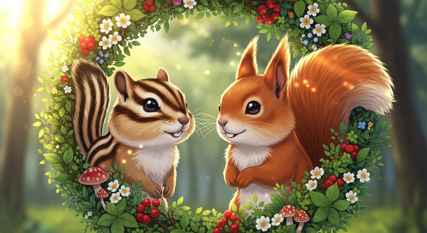 シマリスとエゾリス、どっちが推し？実は全然ちがう「森のアイドル」たちの秘密を徹底解説！