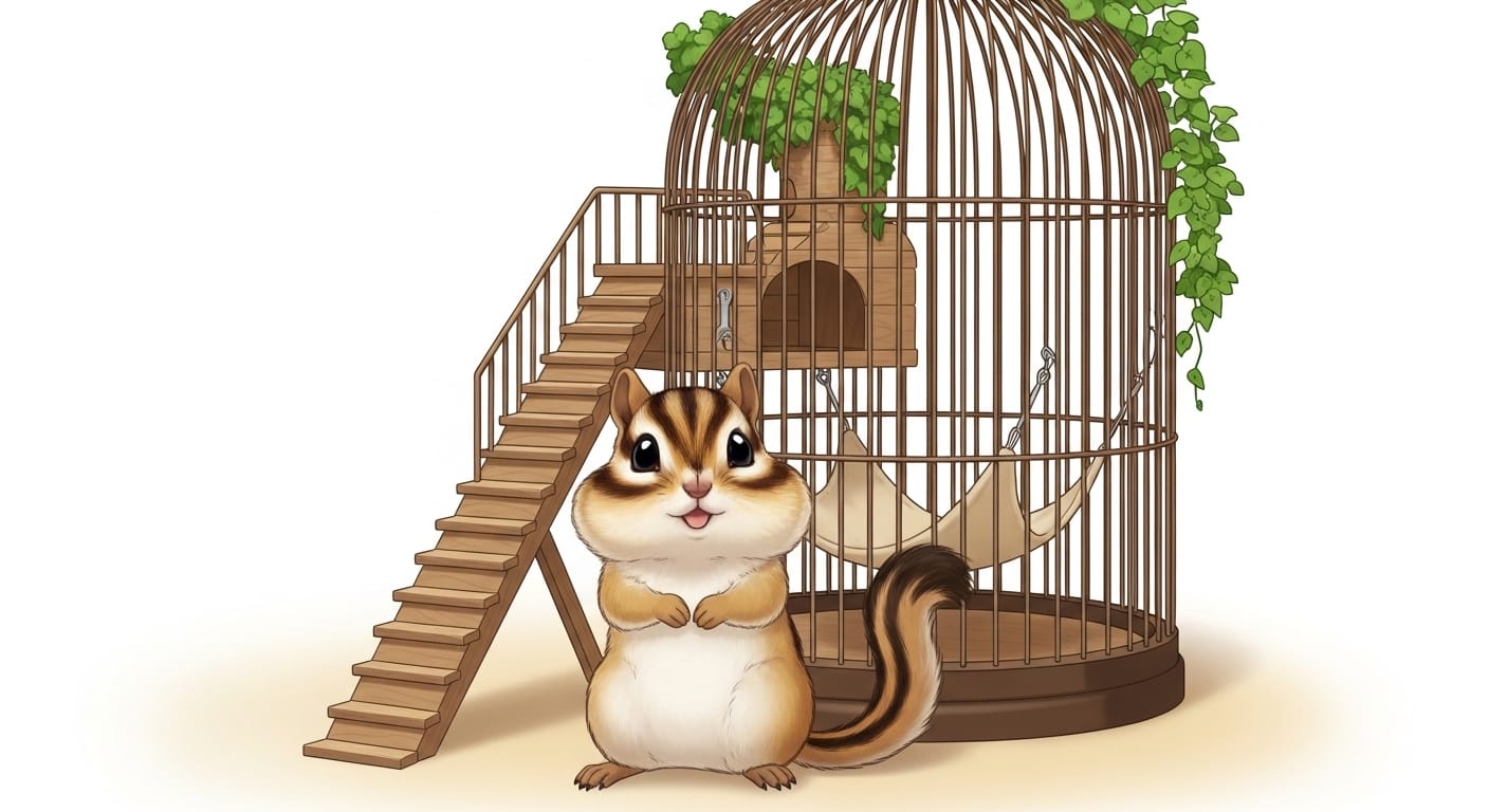 シマリスのお家選び！ケージはどう選ぶのが正解？