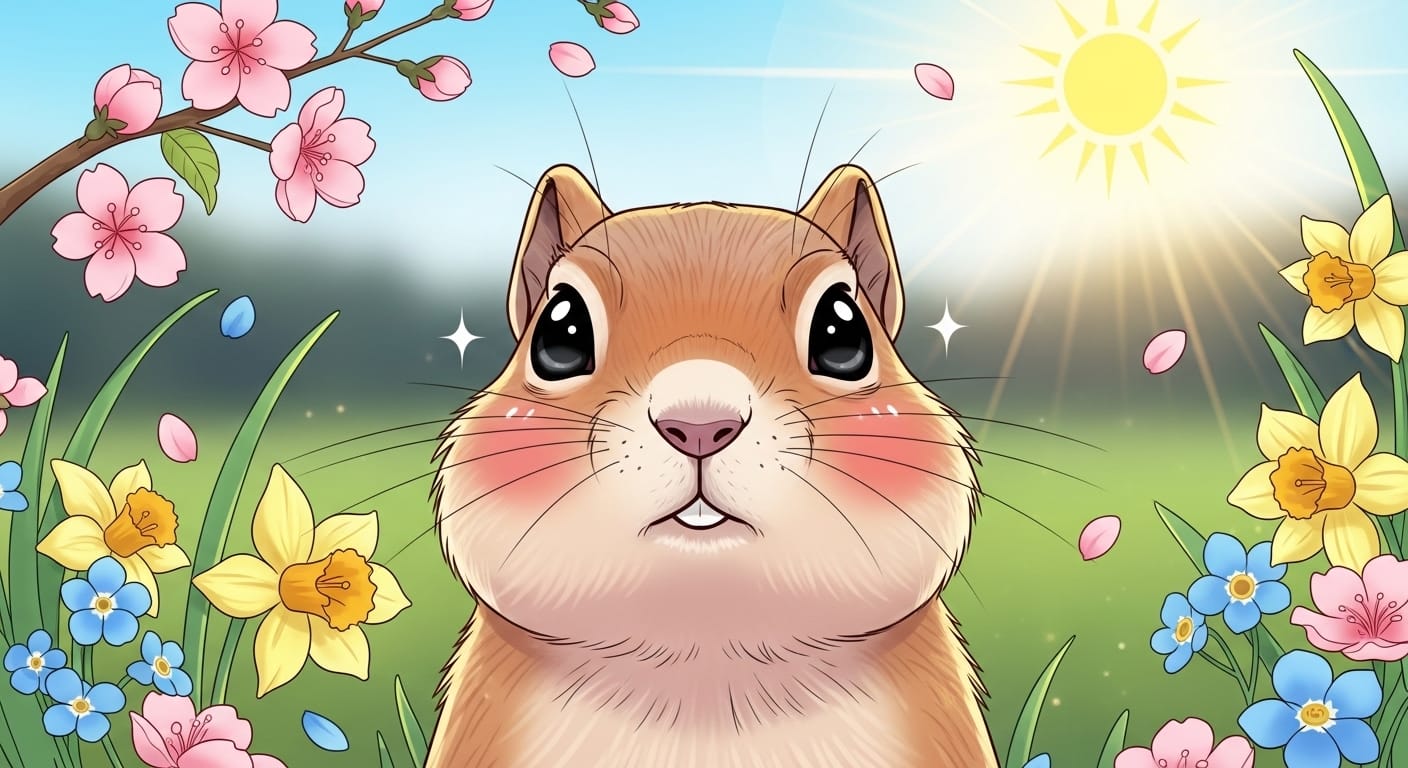 リチャードソンジリスの発情期はいつまで？性格の変化と仲良く過ごすコツ