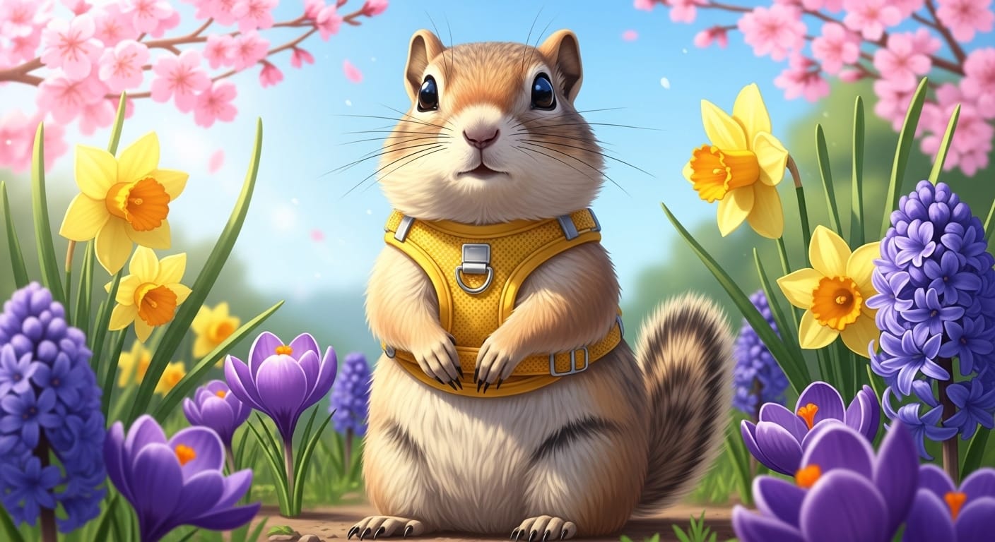 リチャードソンジリスとハーネスで一緒にお出かけ！安全に楽しむための完全ガイド