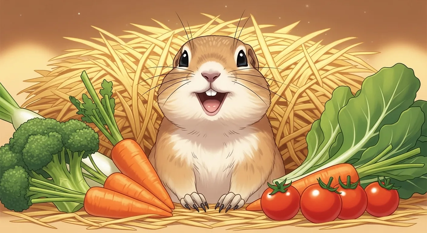 リチャードソンジリスのご飯完全ガイド！ムチムチ健康ボディを作る魔法の献立