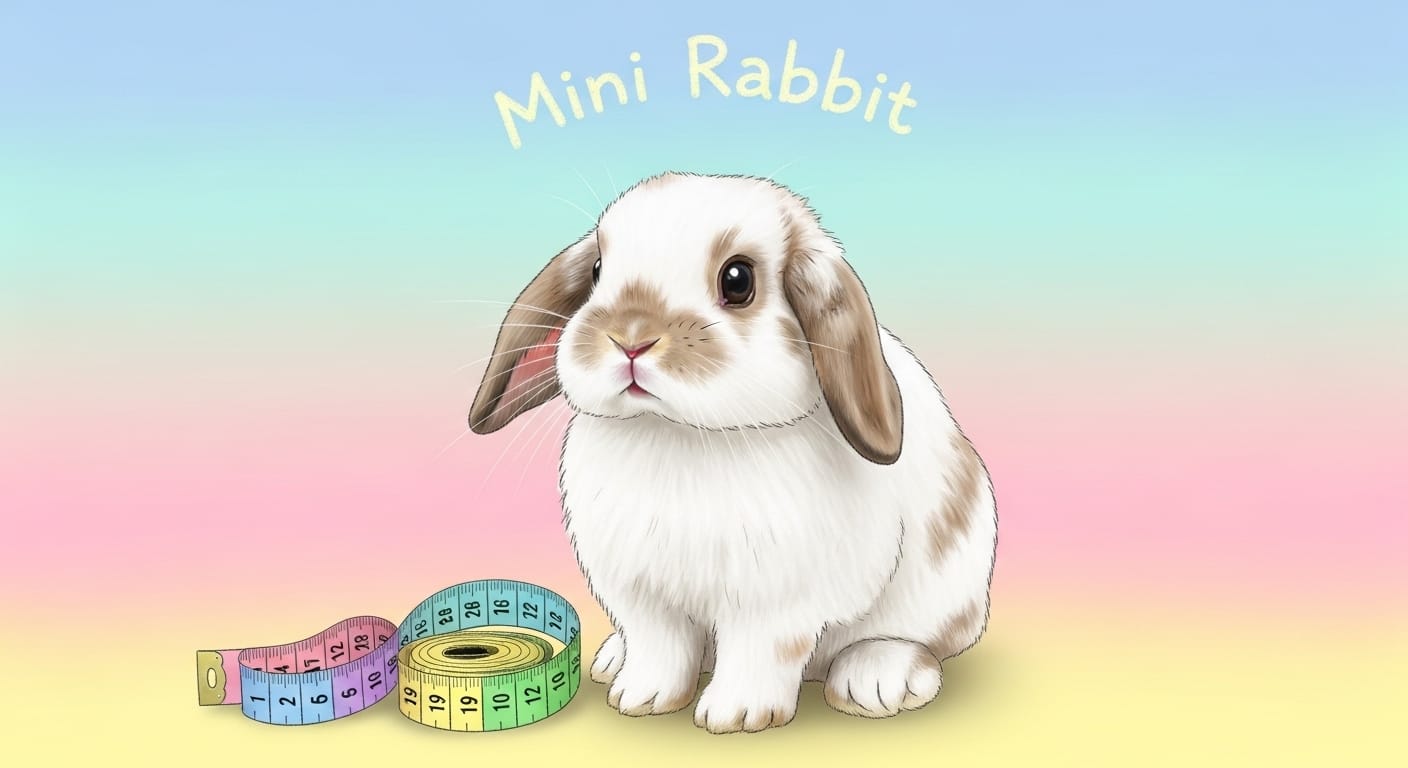 ミニウサギの大きさってどれくらい？「ミニ」だけど意外とデカくなる！？後悔しないための成長ガイド