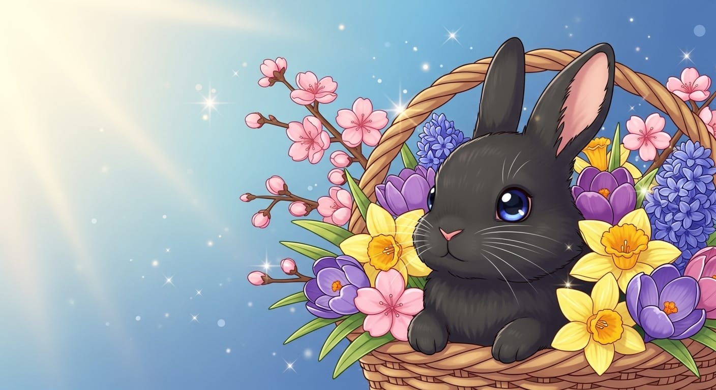 黒いネザーランドドワーフは珍しい？真っ黒な「ブラック」の魅力と後悔しない飼い方ガイド