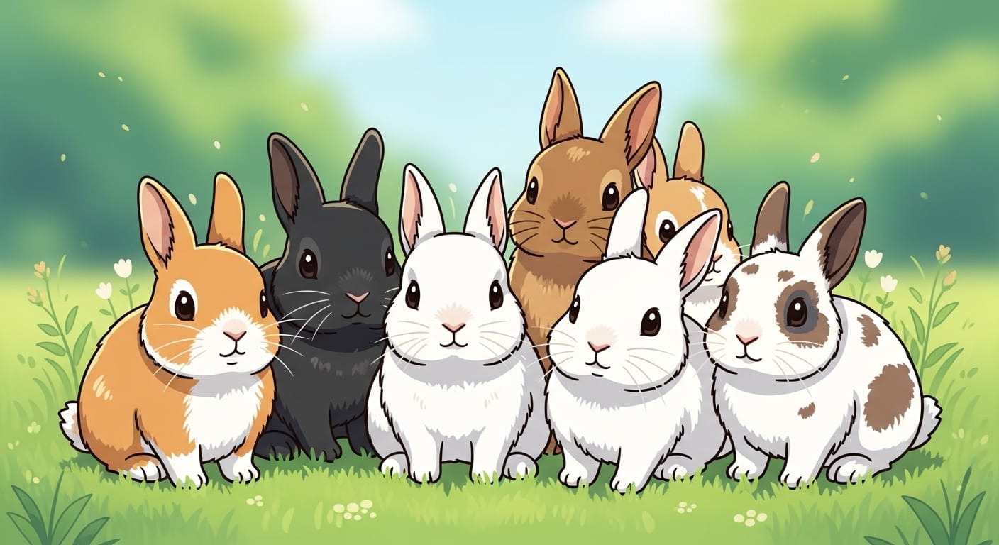 ネザーランドドワーフの色、全部見せちゃうよ！お気に入りの一羽を見つける完全ガイド