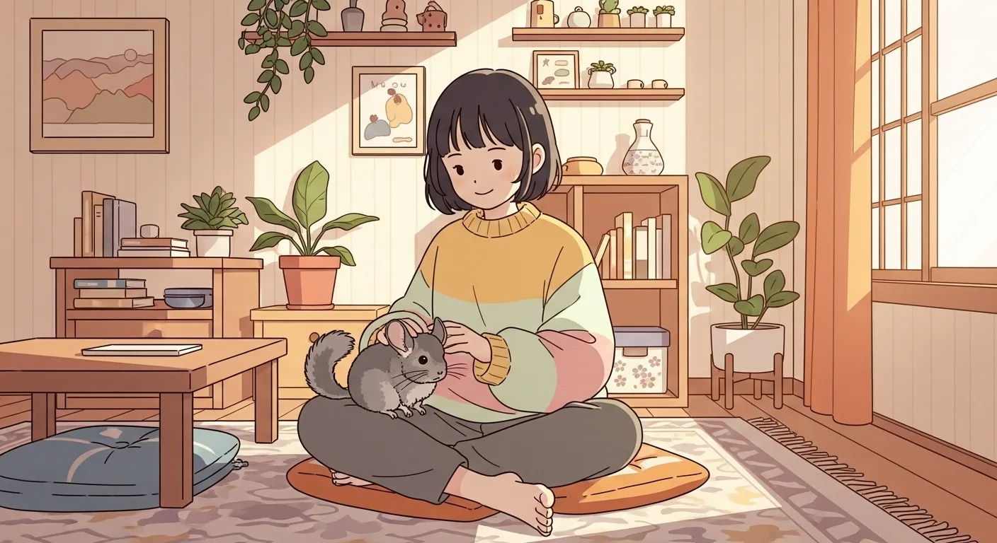 チンチラの放し飼いはできる？お部屋で安全に遊ぶための「へやんぽ」ガイド