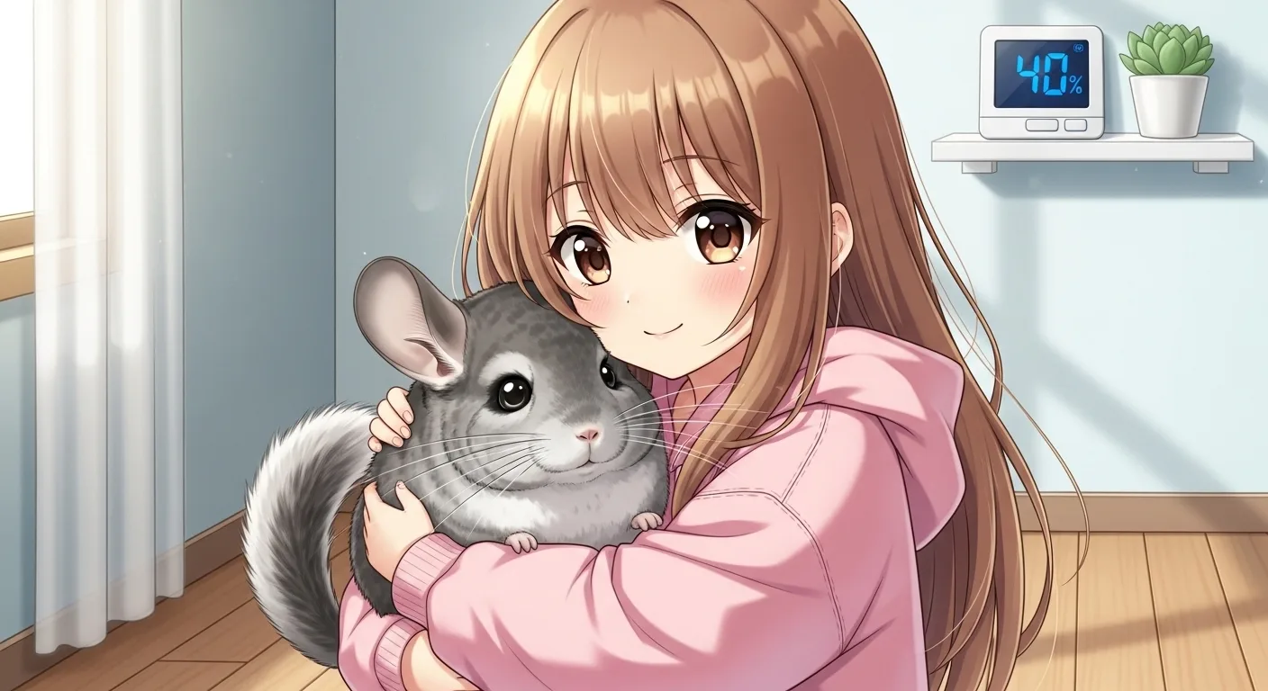 チンチラが「湿度」でとけちゃう！？ジメジメ大敵！ふわふわを守るための超かんたん対策ガイド